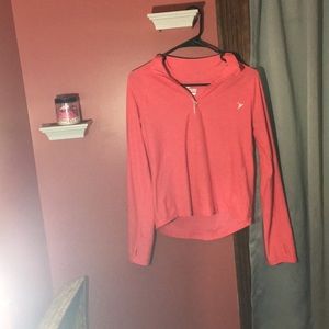 Old Navy Active long-sleeved quarter zip shirt.